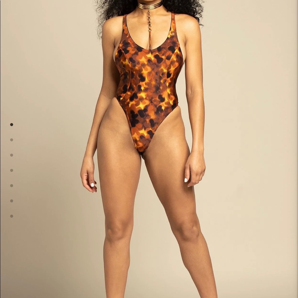 Ashera Swimwear Sita Tortoise One Piece Thong